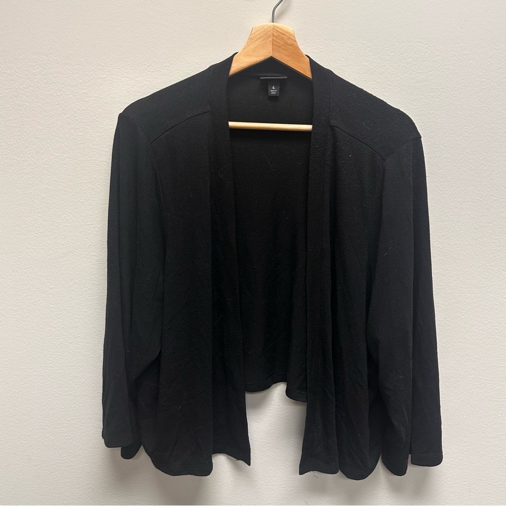 Torrid Black Open-Front Cardigan Sweater Womens size 4 Business Casual Office